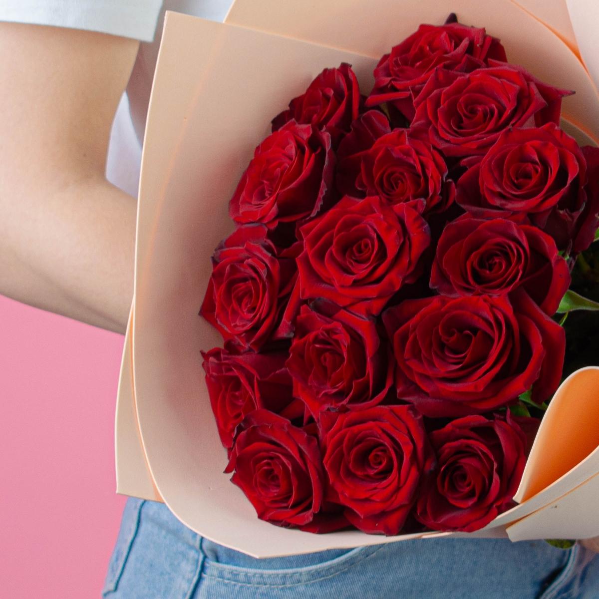 Розы Эквадор 40 см (Красный)