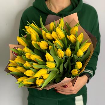 Тюльпаны желтые 51 шт Артикул: 14416